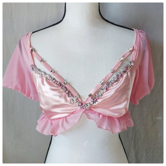 Dolls Kill Sugar Thrillz Feeling Thorny Bra Top - Picture 4 of 10